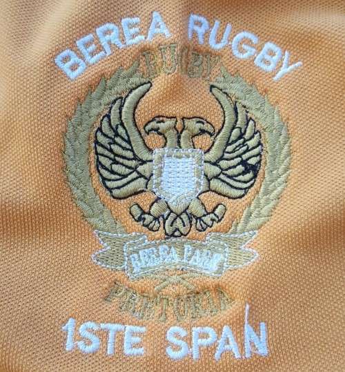 Old Pretoria Berea Park Rugby 1ste Span Number 13 Players Jersey