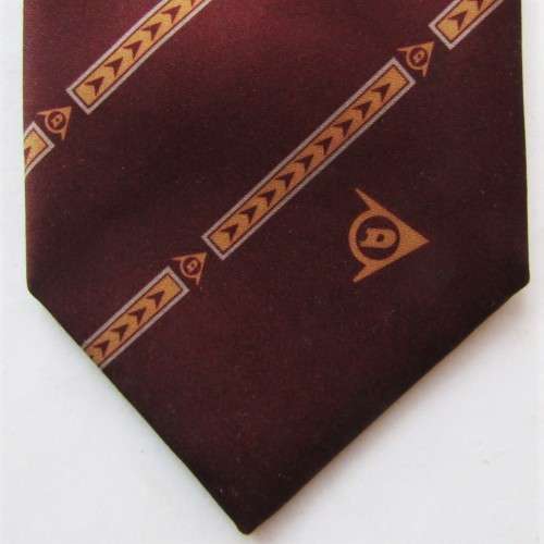 Old Dunlop Advertising Neck Tie