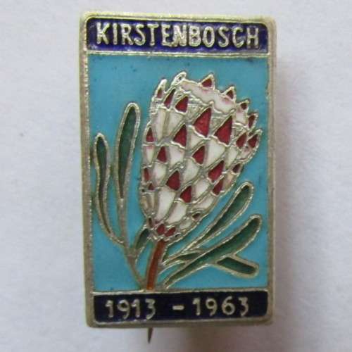1963 Kirstenbosch 50 Year Anniversary Lapel Pin Badge