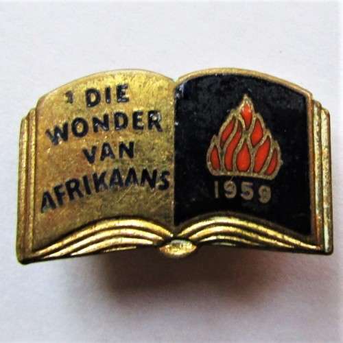 1959 Die Wonder van Afrikaans Lapel Pin Badge