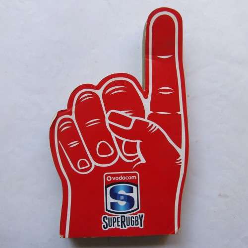 Large Super Rugby Foam Hand Display