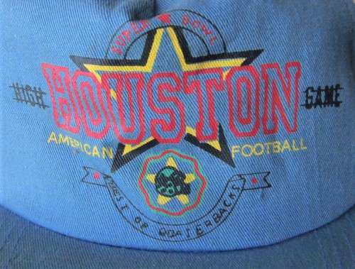 Old Houston Super Bowl American Football Cap