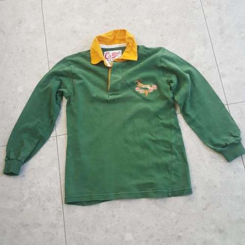 90`s Long Sleeve Springbok Rugby Jersey