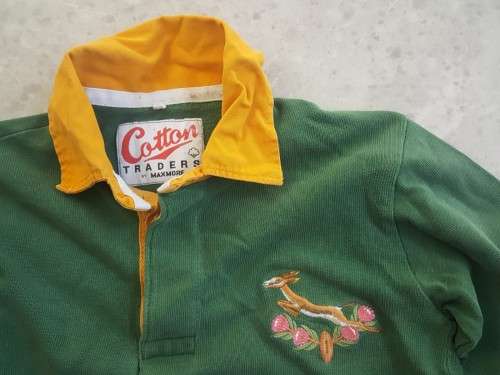 90`s Long Sleeve Springbok Rugby Jersey