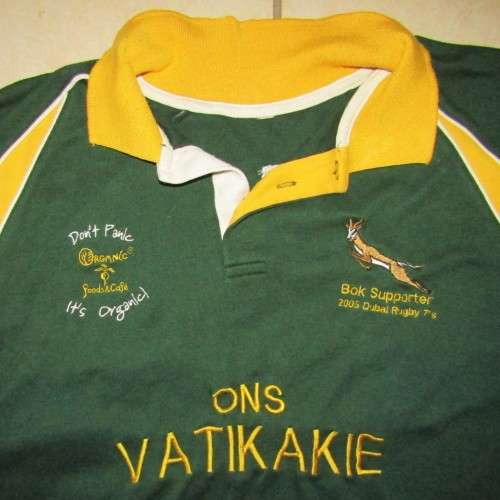 2005 Dubai Sevens Bok Supporter Rugby Shirt
