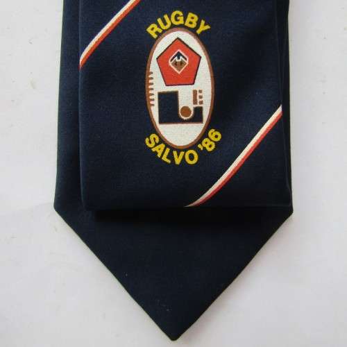 1986 SALVO Rugby Neck Tie