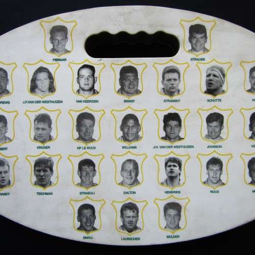 1995 Springbok Players Rugby Spectator Cushion