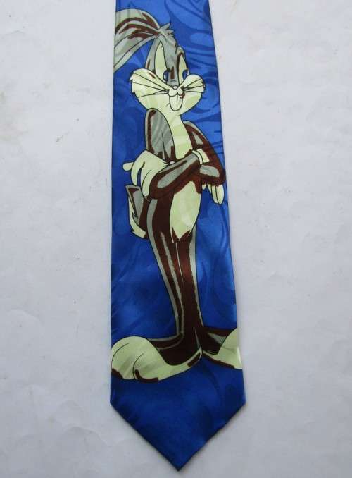 Gold City Hand Made Bugs Bunny Cartoon Neck Tie