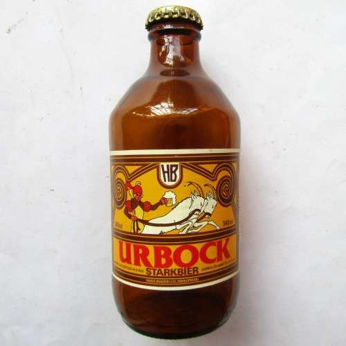 Old SWA Hansa Urbock 340ml Beer Bottle with Cap