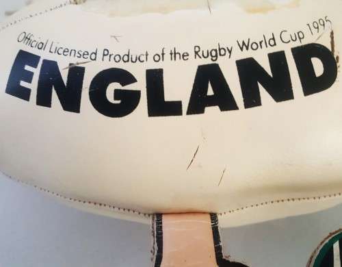 1995 World Cup England Mascot Rugby Ball