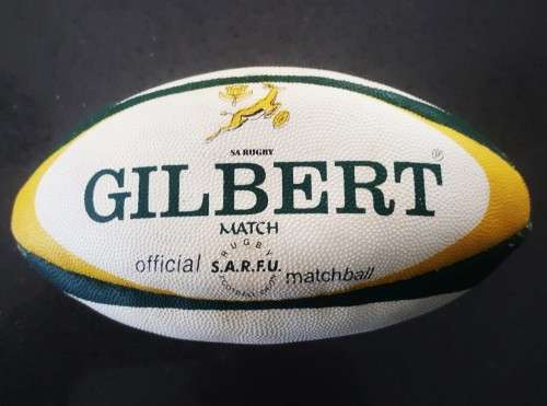 Old Gilbert Mini Springbok Rugby Ball