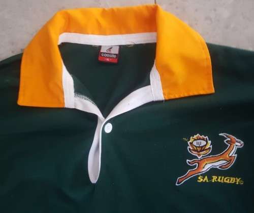 Old Long Sleeve Springbok Rugby Jersey