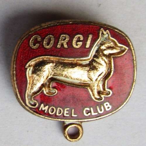 Old Corgi Model Club Lapel Pin Badge