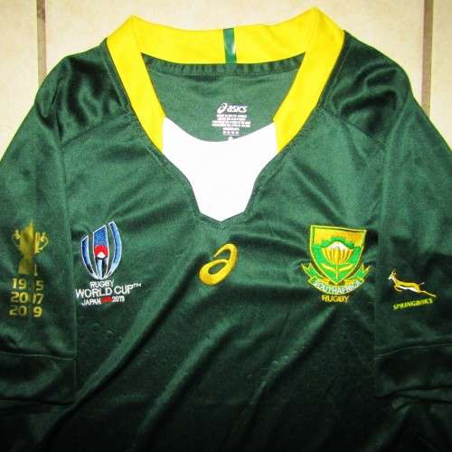 2019 World Cup Springbok Rugby Jersey - Medium Size