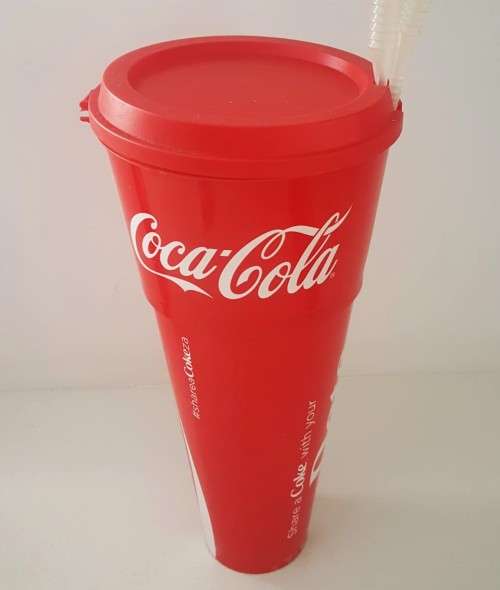 Large Coca Cola Drink and Popcorn Holder