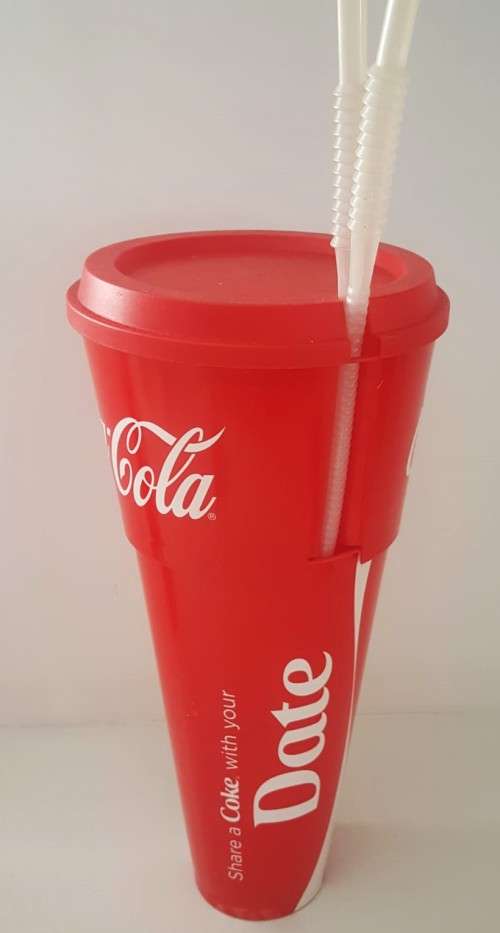 Large Coca Cola Drink and Popcorn Holder