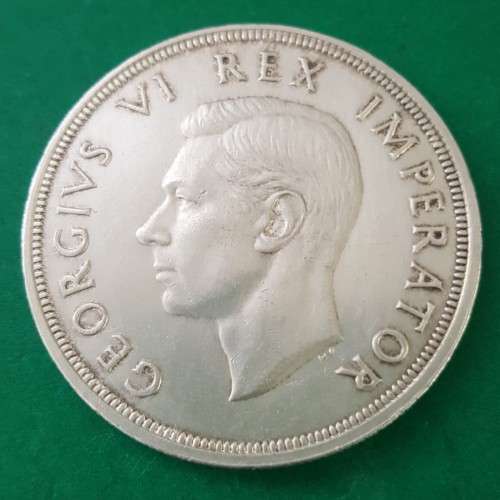 1947 SA Five Shillings Silver Coin