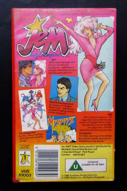 Gem: Truly Outrageous - Animated VHS Tape (1986)