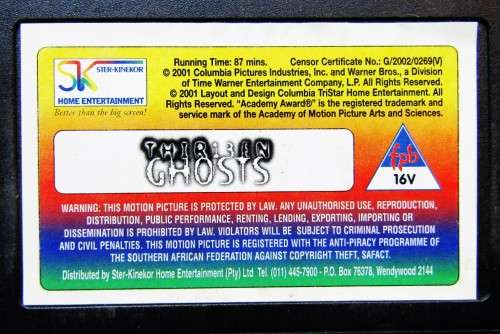 Thir13en Ghosts - Horror Movie VHS Tape (2001)