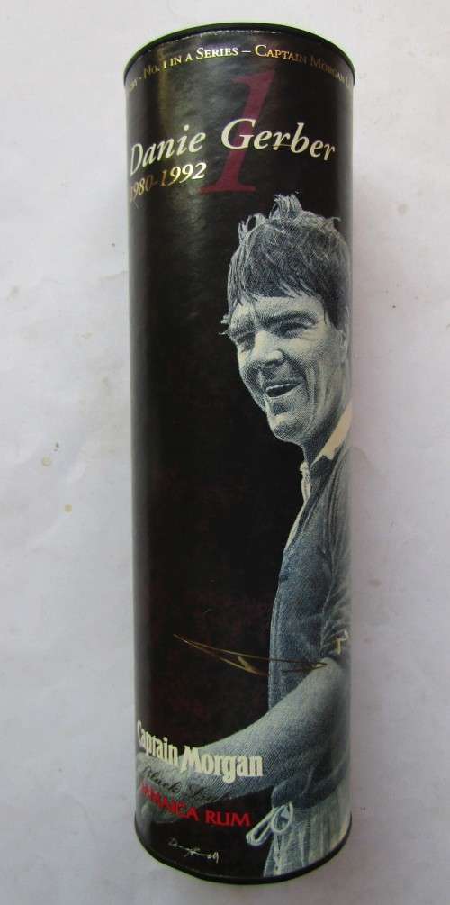 Danie Gerber Captain Morgan Collectors Rugby Tin