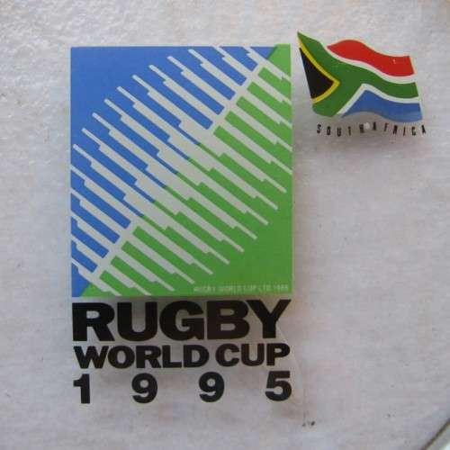1995 Rugby World Cup Glass Display Plate