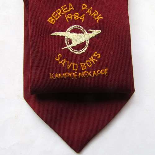 1984 SA Vervoer Dienste Boks Kampioenskappe Neck Tie