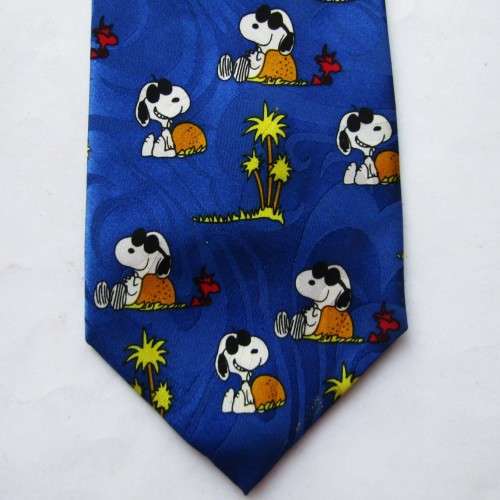 Old Snoopy Cartoon Neck Tie
