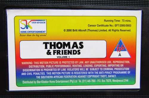Thomas & Friends: Volume 1 - Children`s VHS Video Tape (2000)
