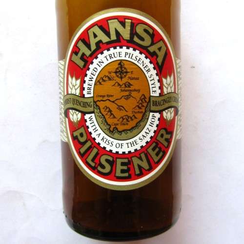 Old Hansa Pilsener Beer Bottle with Cap