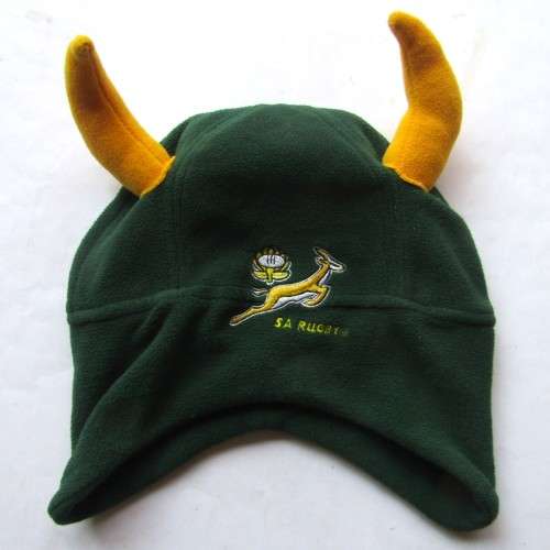 Old Springbok Rugby Cap with Horns