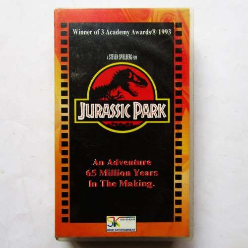 Jurassic Park - Steven Spielberg - Movie VHS Tape (1993)