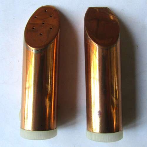 Made in Northern Rhodesia Copper Salt & Pepper Shakers