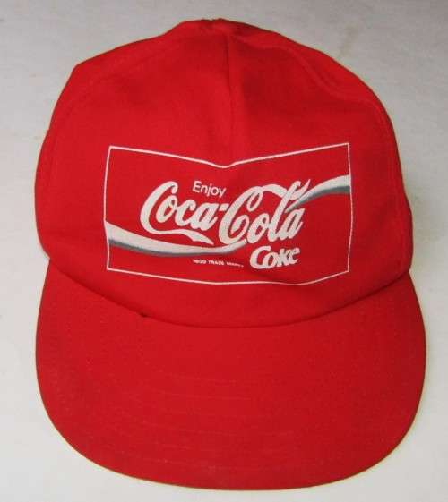 Old Red Coca Cola Cap