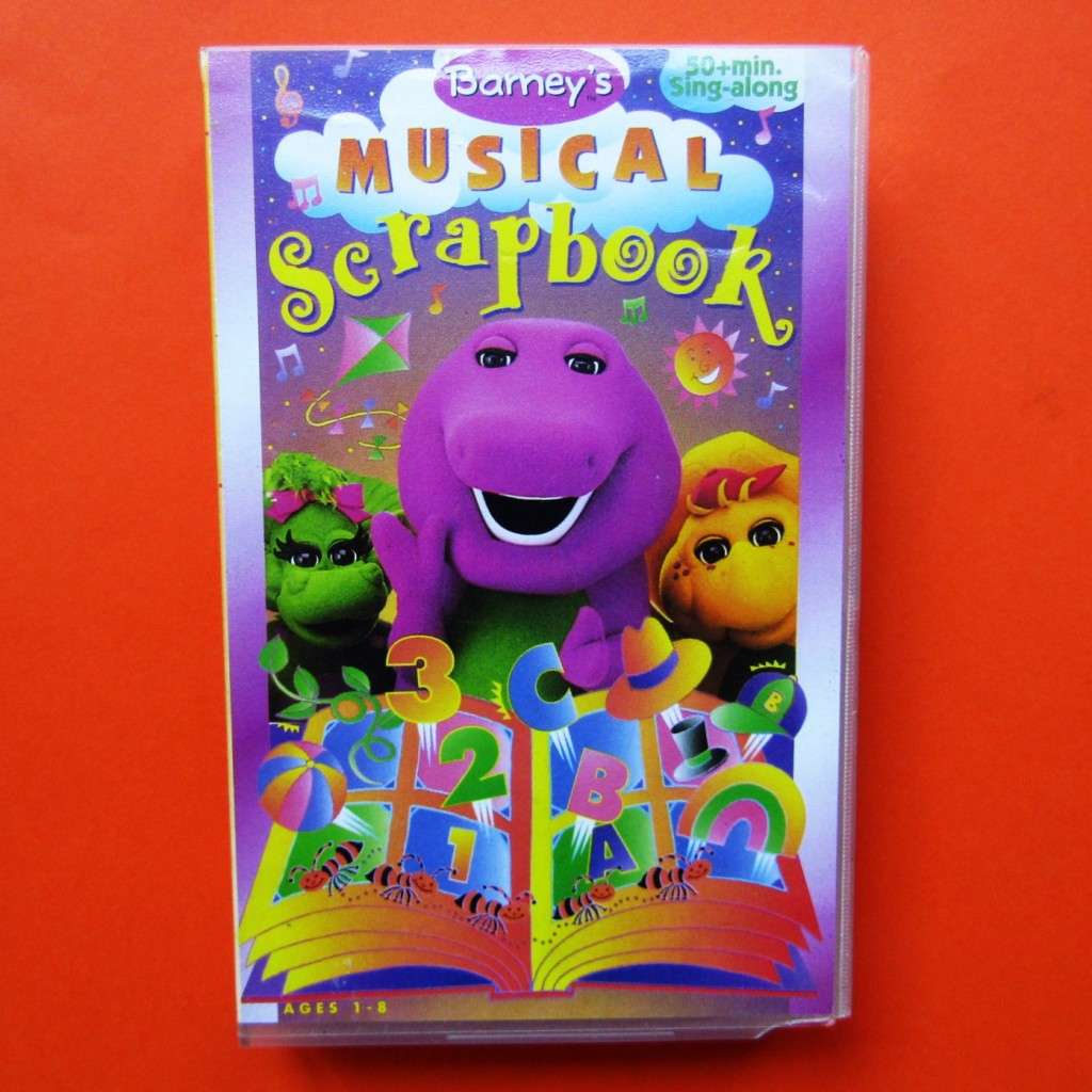 TV Series - Barney`s Musical Scrapbook - Children`s VHS Video Tape ...