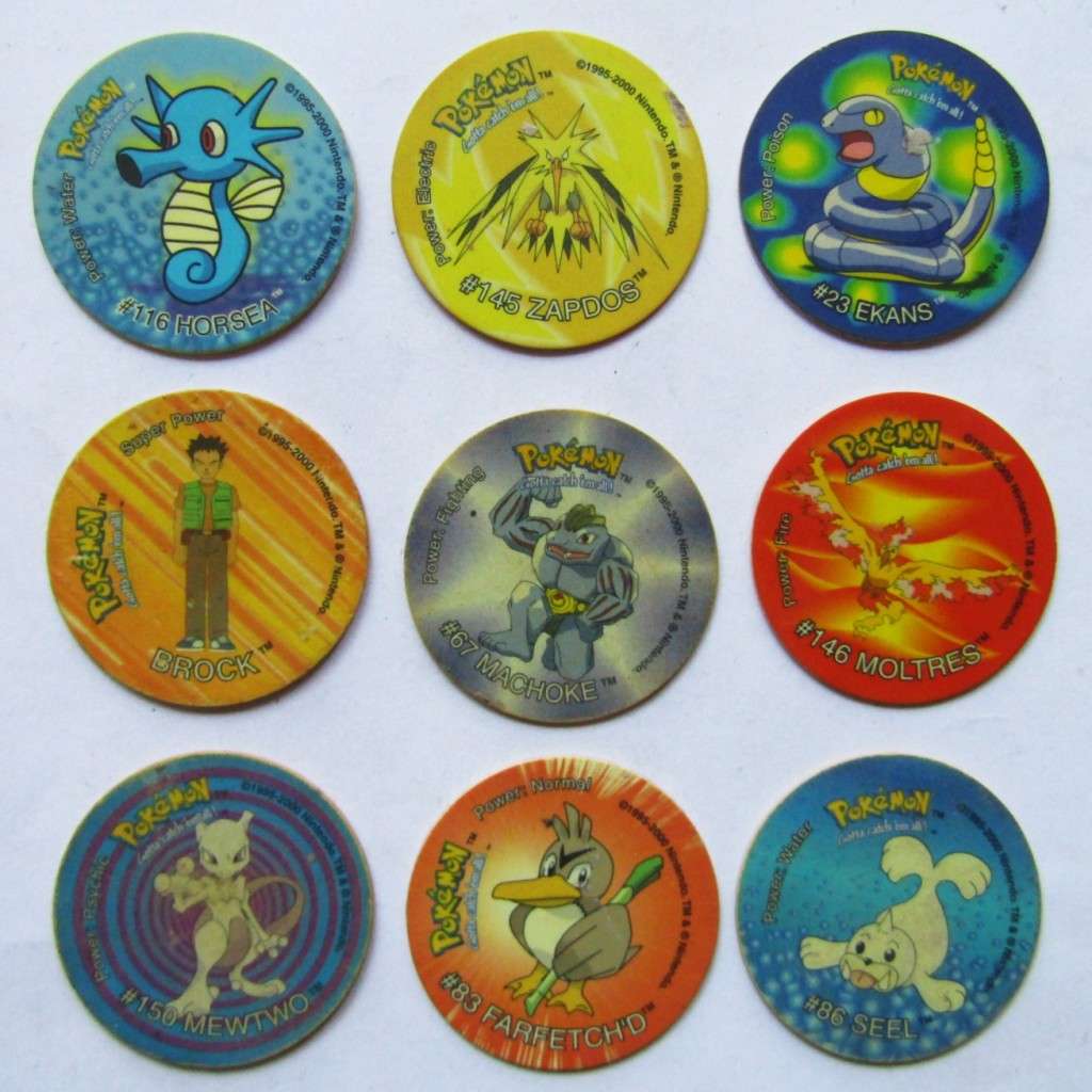 Lot of 9 Pokemon Tazo 2 Slammers by Simba