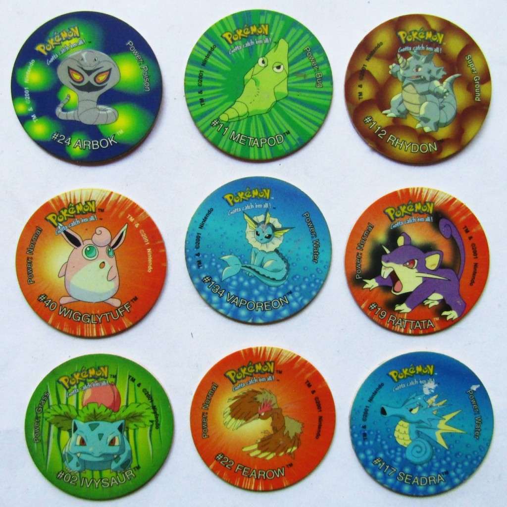 Lot of 9 Pokemon Tazo 3 Slammers by Simba