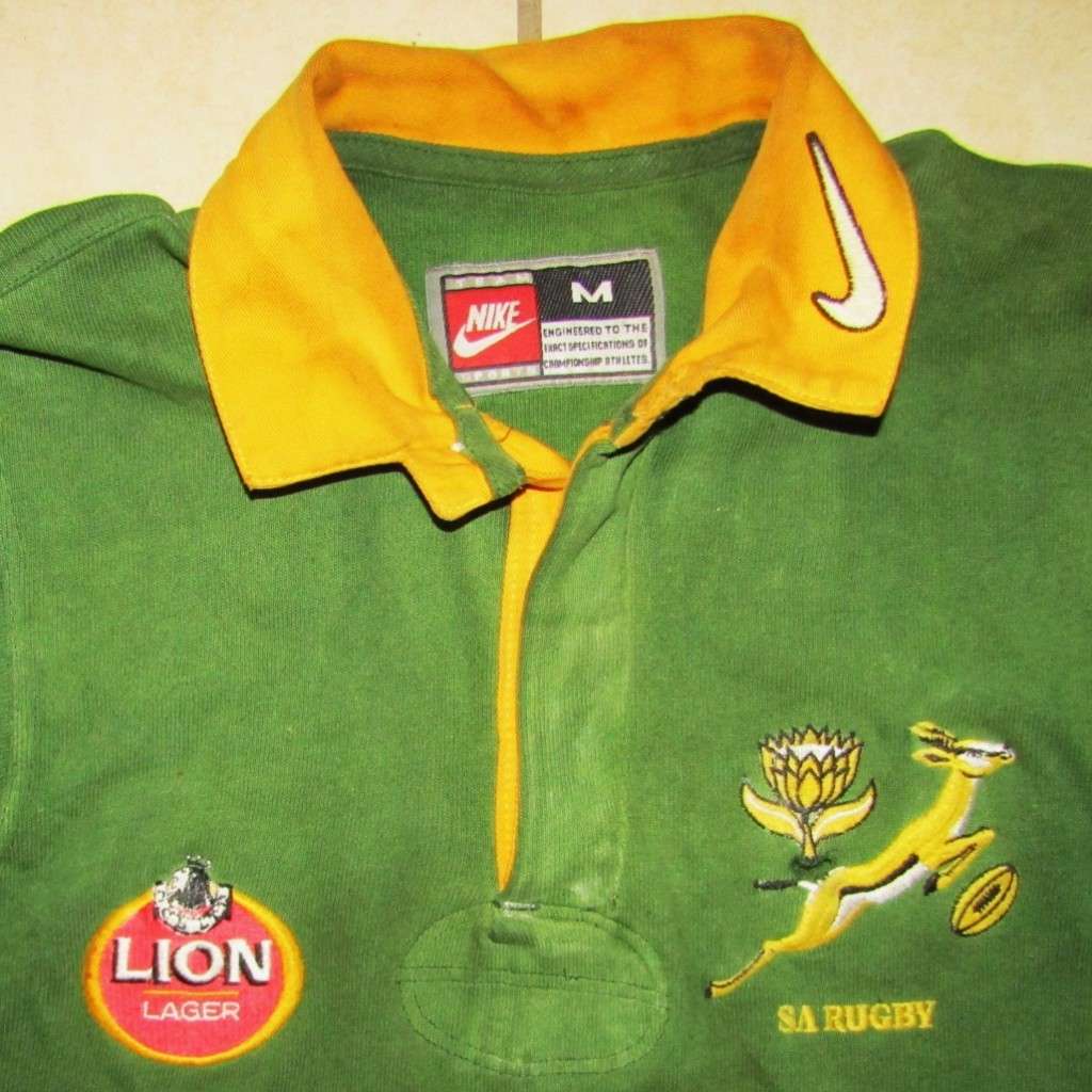 Old Nike Long Sleeve Springbok Rugby Jersey