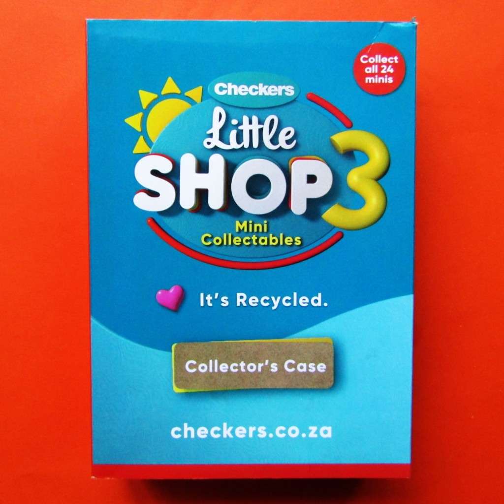 Set of 24 Checkers Mini Grocery Items in Collector`s Case