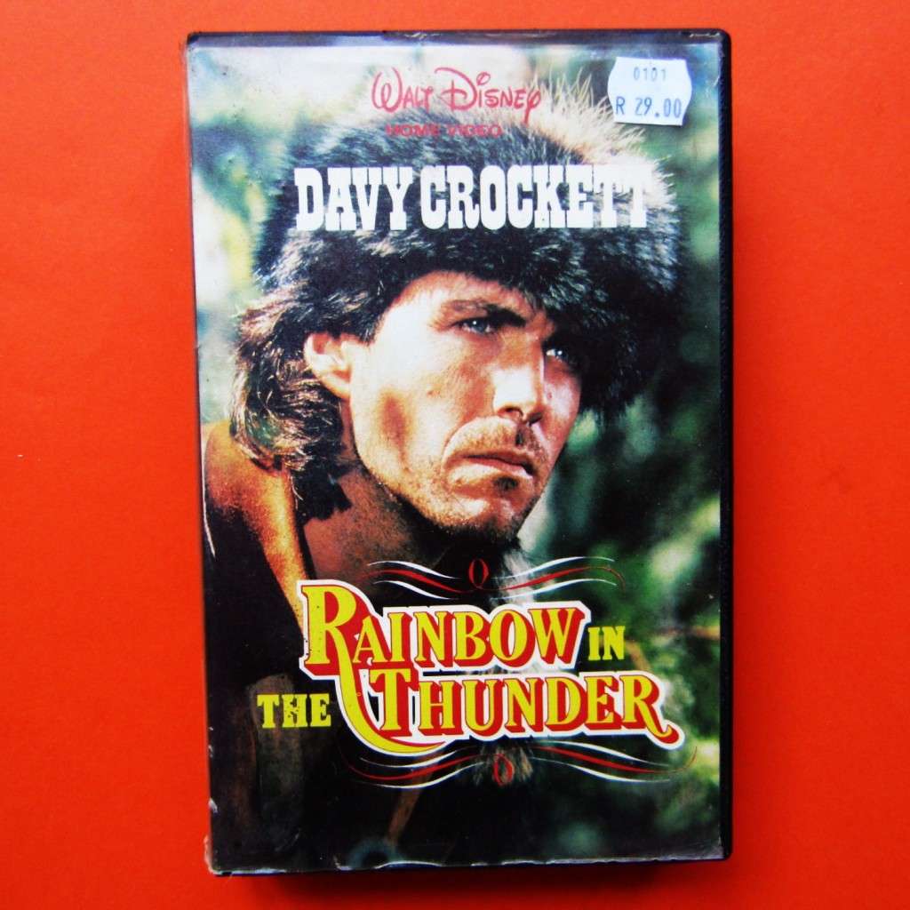 Movies - Rainbow in the Thunder - Davy Crockett - Walt Disney VHS Tape ...