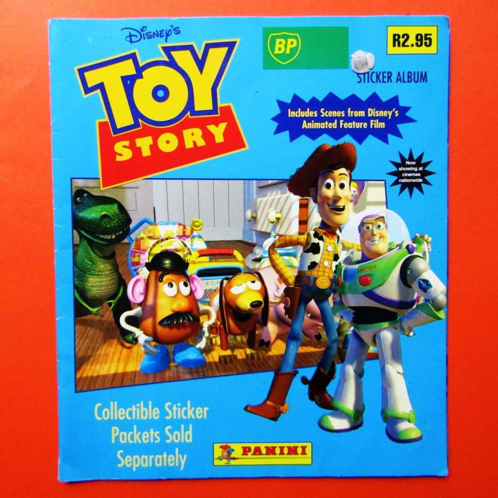 Toy Story Panini Sticker Album from 1995