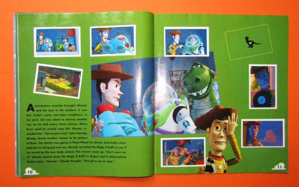 Toy Story Panini Sticker Album from 1995