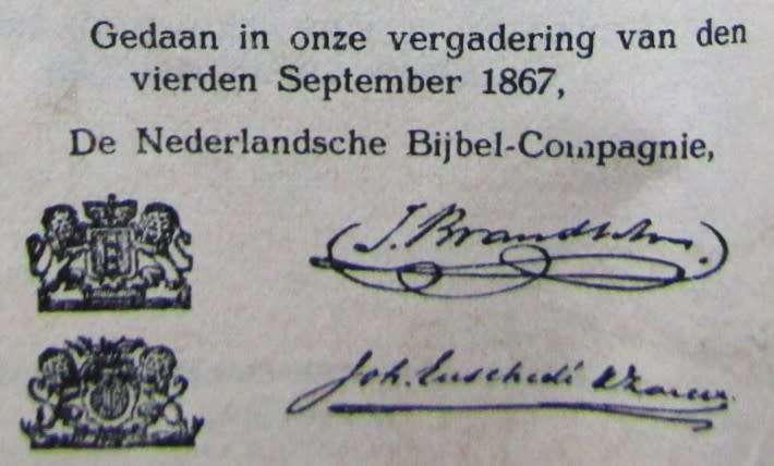 1867 Dutch Church Small Pocket Hymn Book