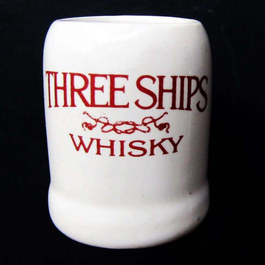 Old Three Ships Whisky Tot Measure