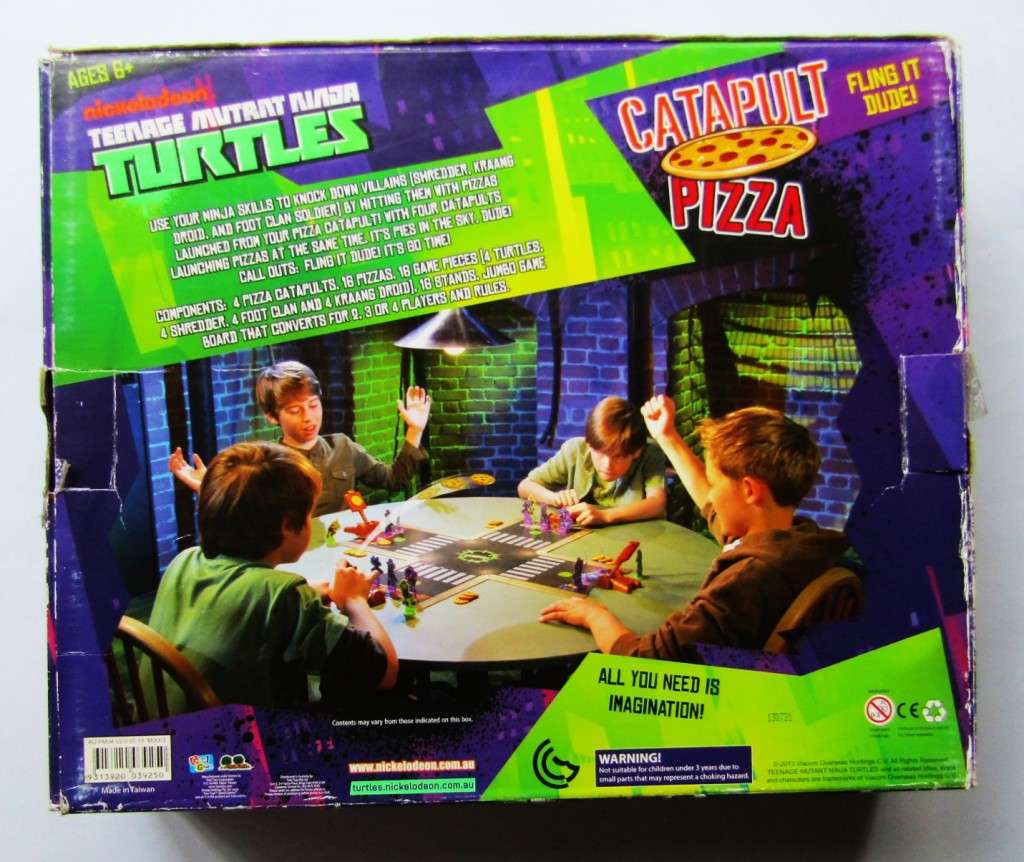 2013 Teenage Mutant Ninja Turtles - Pizza Catapult Play Set - Unused in Original Box