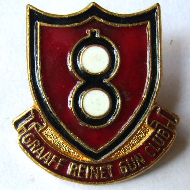 Old Graaff Reinet Gun Club Lapel Pin Badge