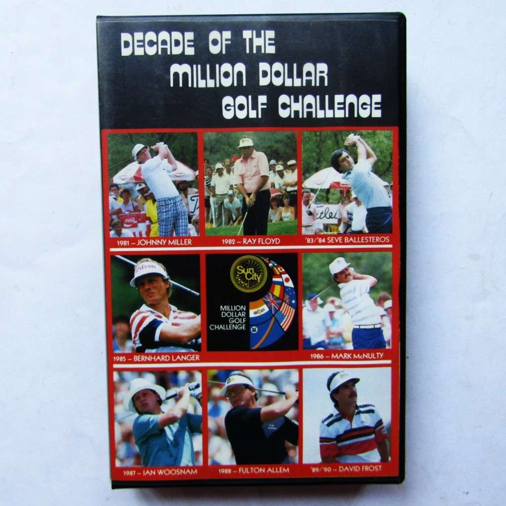 Decade of the Million Dollar Golf Challenge - VHS Video Tape (1991)