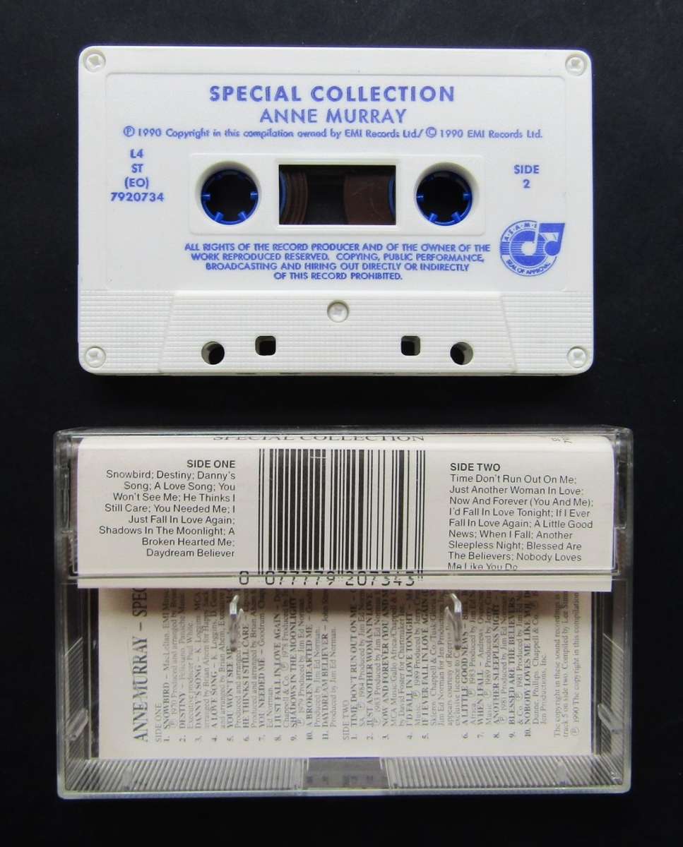 Anne Murray - Special Collection - Music Cassette Tape (1990)