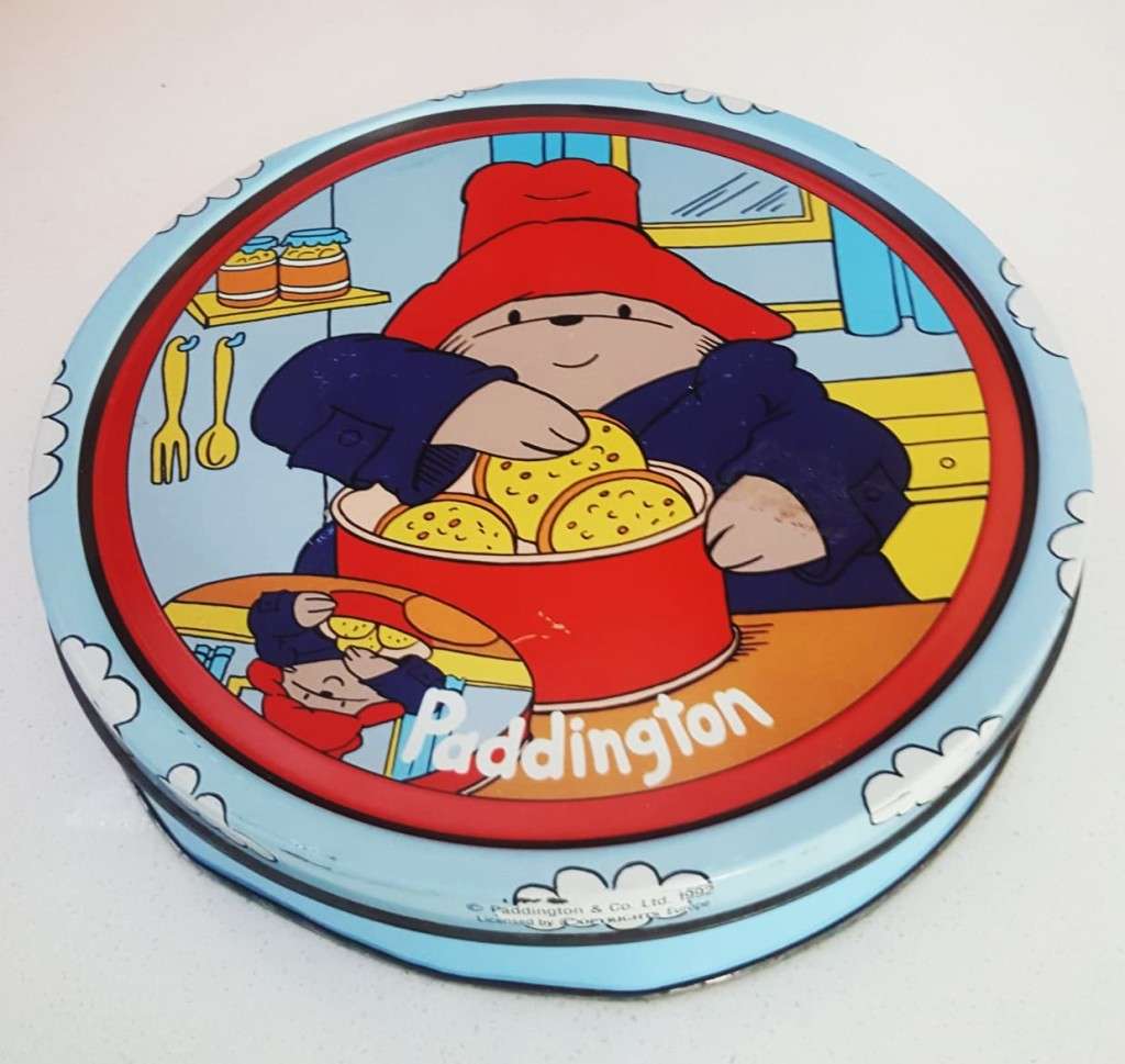 1992 Paddington Bear Cookie Tin