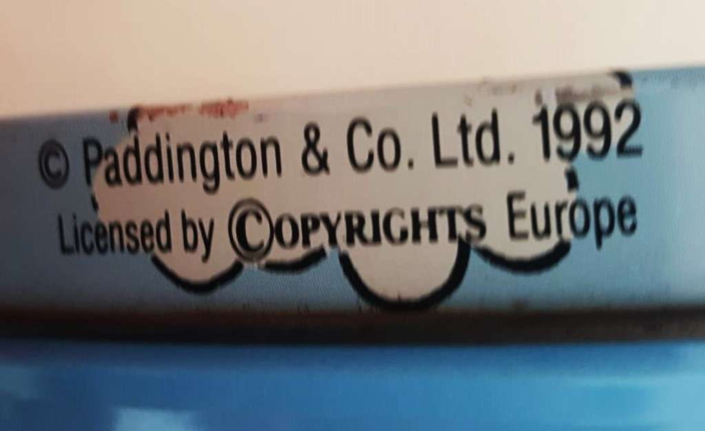 1992 Paddington Bear Cookie Tin