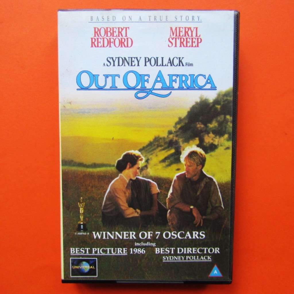 Out of Africa - Meryl Streep - Movie VHS Tape (1985)